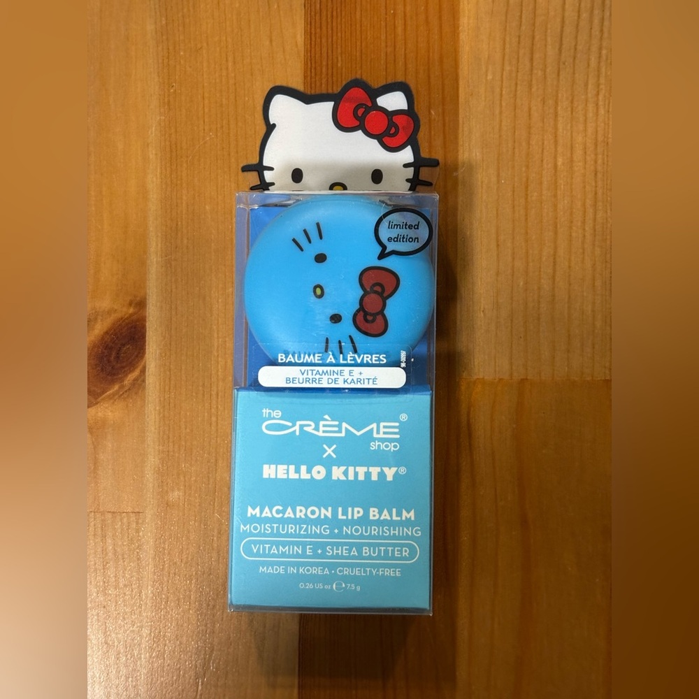 the CREME shop Hello Kitty Macaron Lip Balm